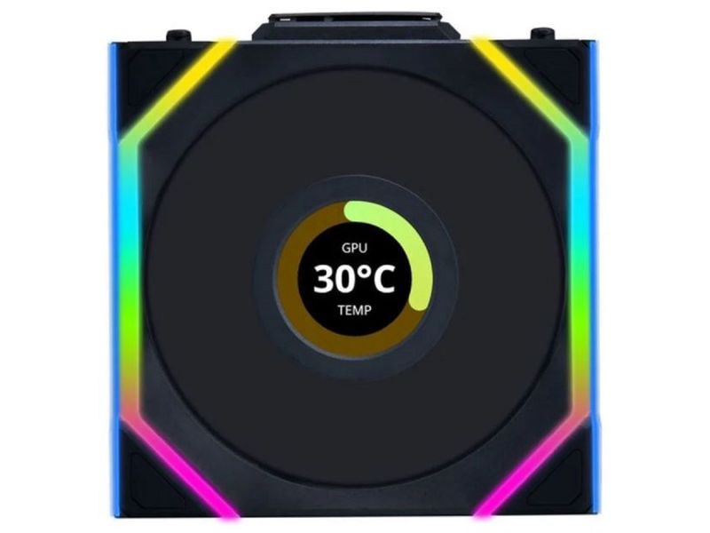 Lian Li PC-Lüfter UNI FAN SL 120 Reverse Blade Schwarz