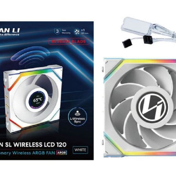 Lian Li PC-Lüfter UNI FAN SL 120 Reverse Blade Weiss