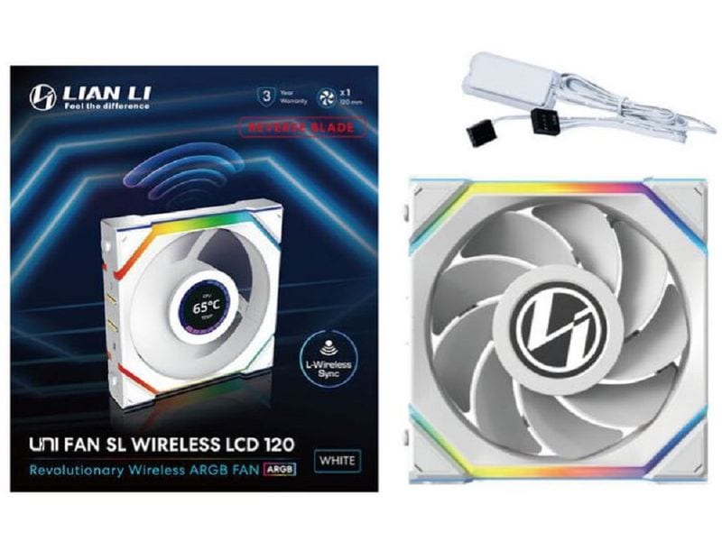 Lian Li PC-Lüfter UNI FAN SL 120 Reverse Blade Weiss