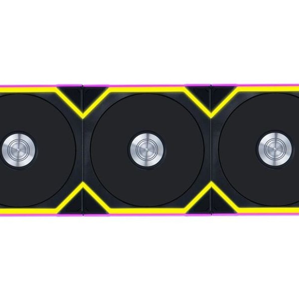 Lian Li PC-Lüfter UNI FAN SL 120 Reverse Blade 3-er Pack Schwarz