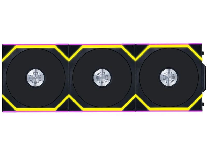 Lian Li PC-Lüfter UNI FAN SL 120 Reverse Blade 3-er Pack Schwarz