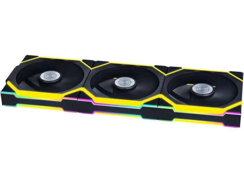 Lian Li PC-Lüfter UNI FAN SL 120 Reverse Blade 3-er Pack Schwarz