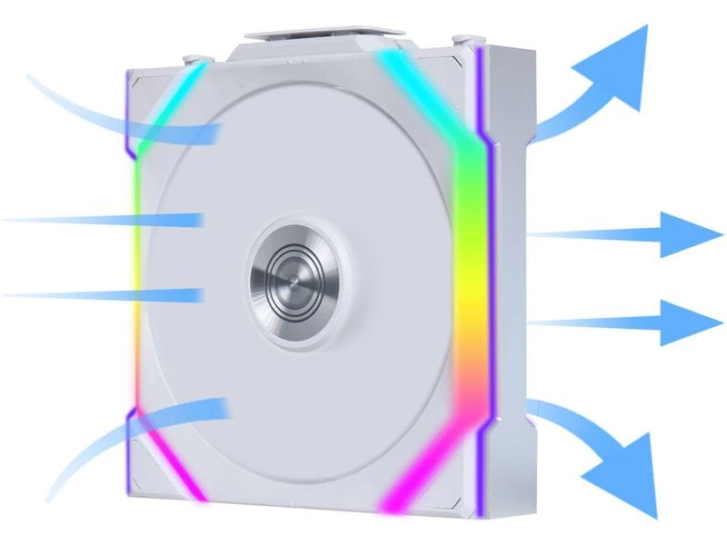 Lian Li PC-Lüfter UNI FAN SL 120 Weiss