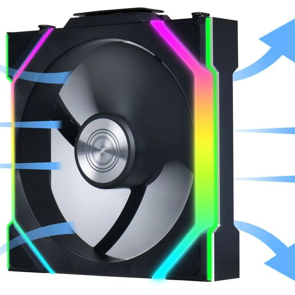 Lian Li PC-Lüfter UNI FAN SL 120 3-er Pack inkl. Controller Schwarz