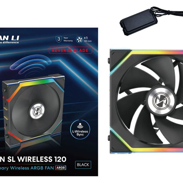 Lian Li PC-Lüfter UNI FAN SL 120 Reverse Blade Schwarz