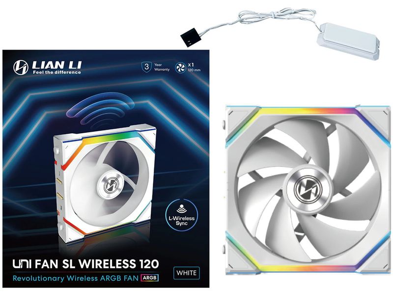 Lian Li PC-Lüfter UNI FAN SL 120 Weiss