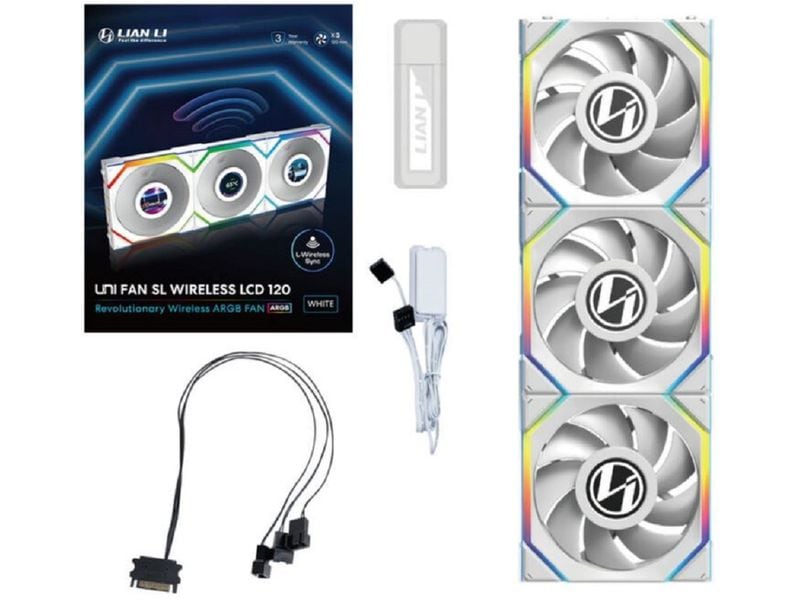 Lian Li PC-Lüfter UNI FAN SL 120 3er-Pack inkl. Controller