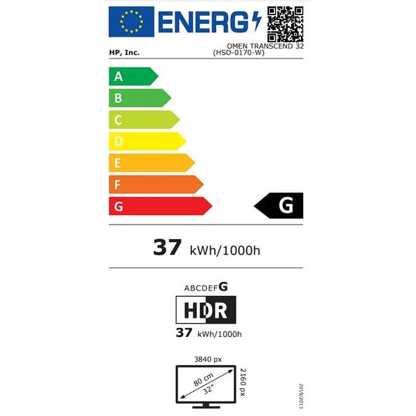 HP Monitor Omen Transcend 32 9R181E9