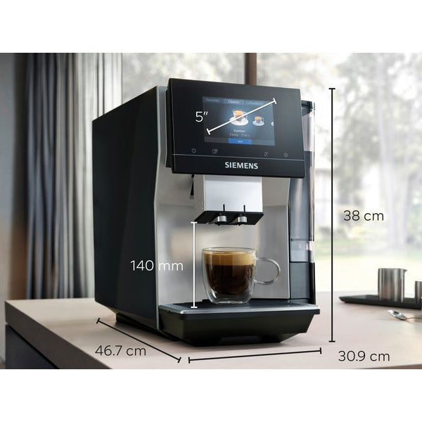 Siemens Kaffeevollautomat EQ700 Classic Inox Silver Metallic
