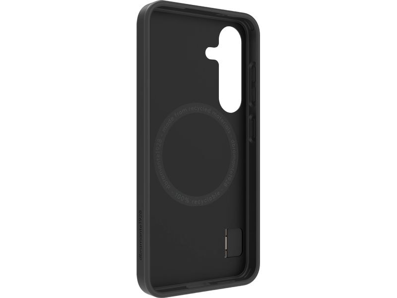 dbramante1928 Back Cover Iceland Pro Qi2 Kick Galaxy S25 Schwarz