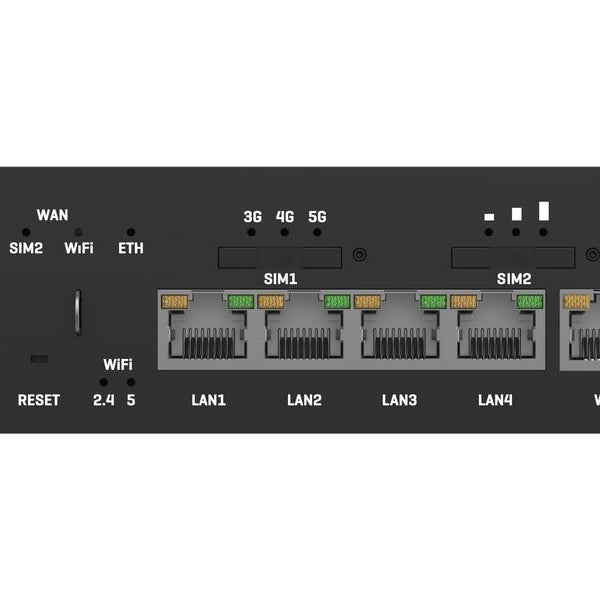 Teltonika 5G-Router RUTM51 2Gbps 5G, 600Mbps 4G, WiFi-5, 5x GEm 2x Sim