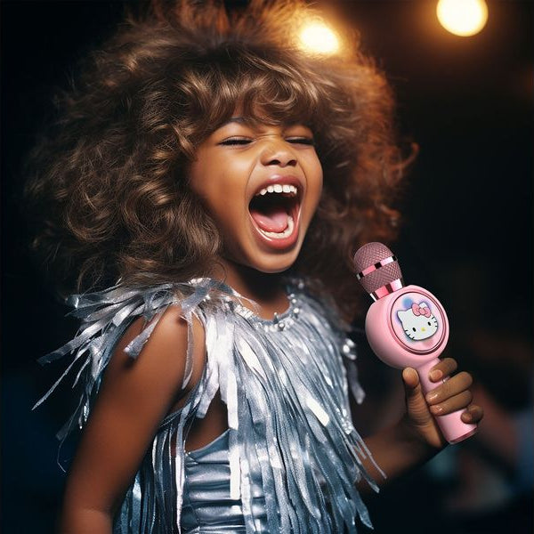 OTL Mikrofon Hello Kitty PopSing Karaoke Rosa