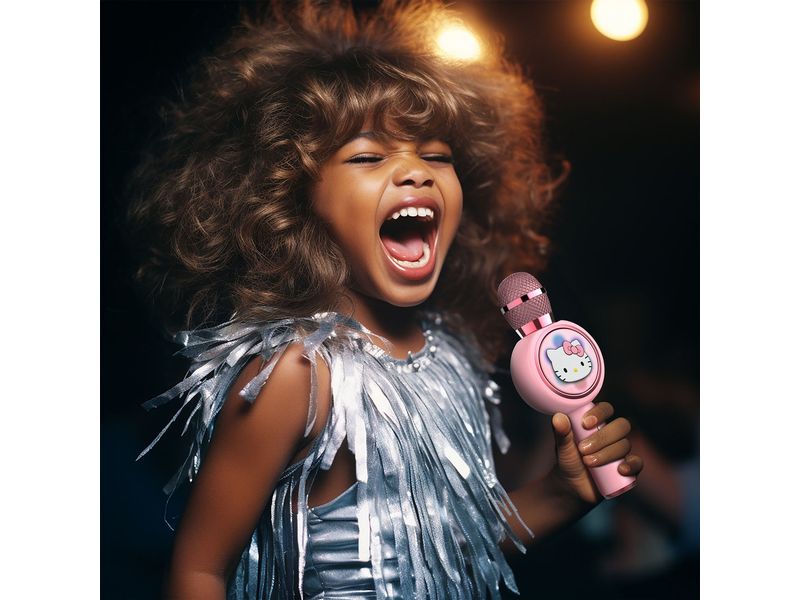 OTL Mikrofon Hello Kitty PopSing Karaoke Rosa