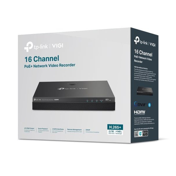 TP-Link Vigi Netzwerkrekorder VIGI NVR2016H-16MP 0 TB, 16 Kanal