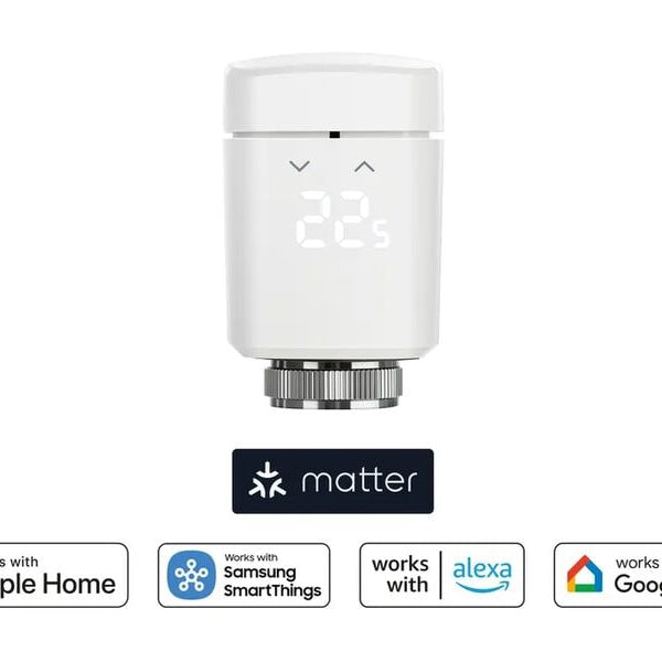 Eve Systems Heizkörperthermostat Eve Thermo, Matter, Weiss