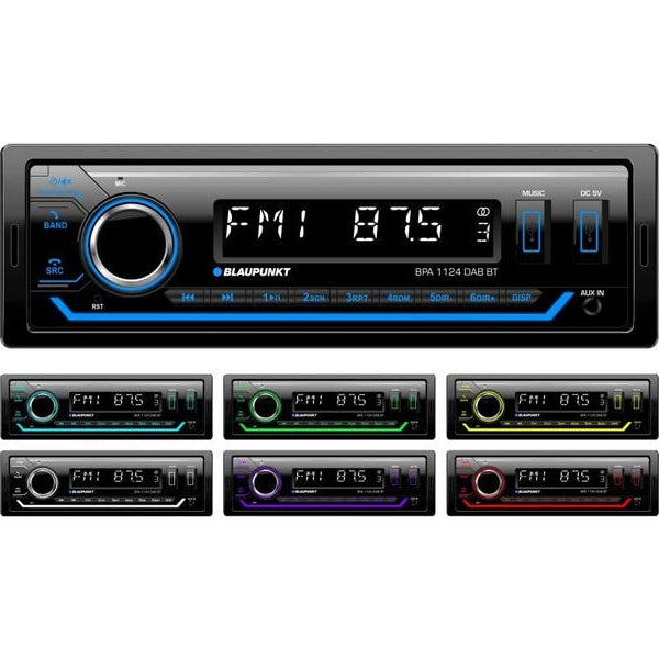 Blaupunkt Autoradio 4 x 50W FM, DAB+, Bluetooth, USB 1 DIN