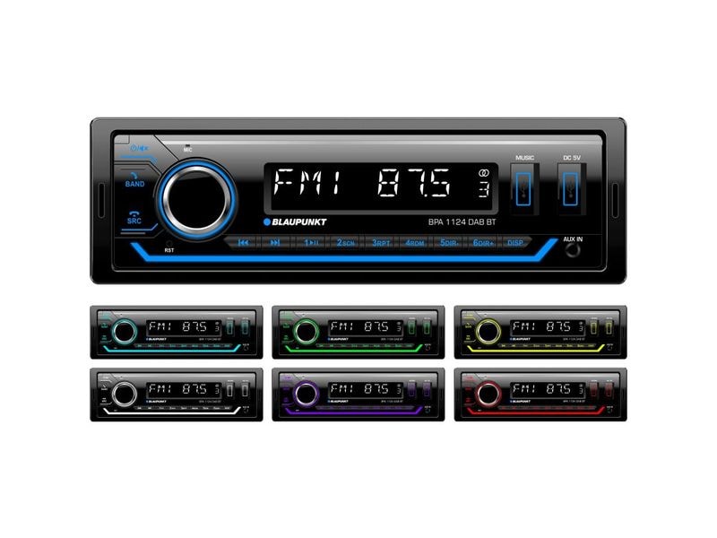 Blaupunkt Autoradio 4 x 50W FM, DAB+, Bluetooth, USB 1 DIN