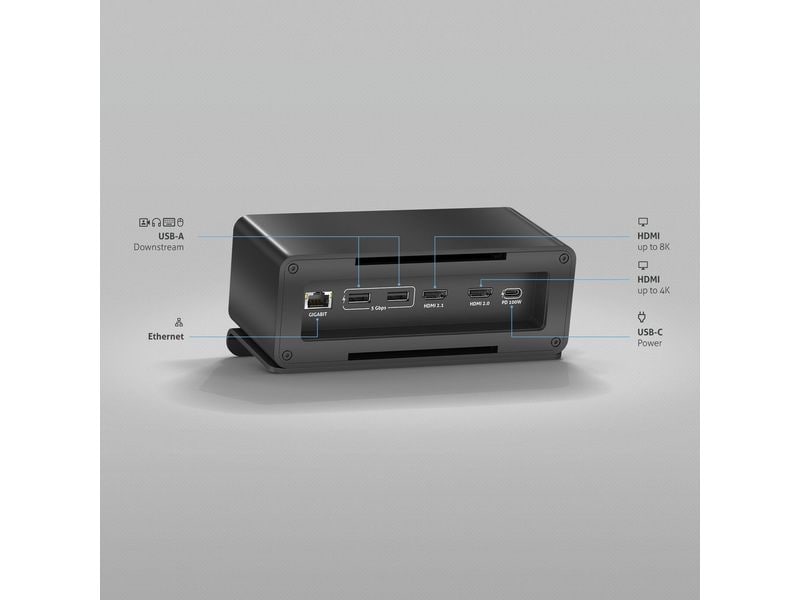 PureLink Dockingstation Mediahub2 USB-C, Grau