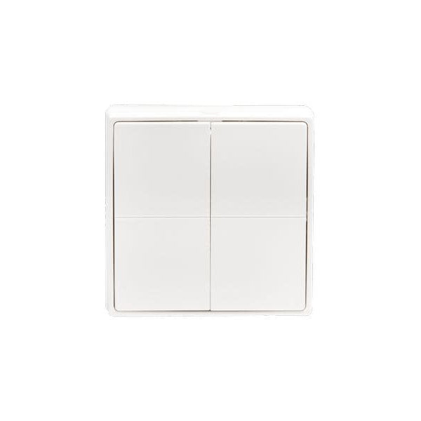 Shelly BLU Wall switch 4 weiss, stand alone