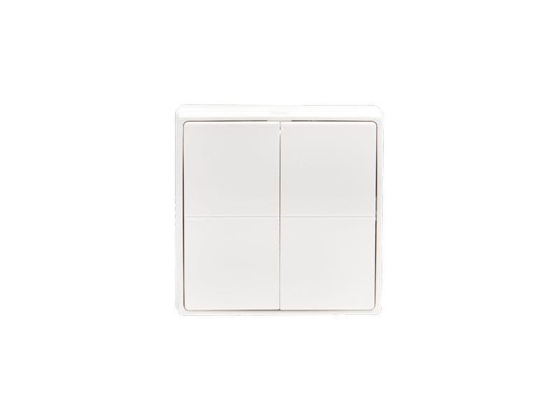 Shelly BLU Wall switch 4 weiss, stand alone