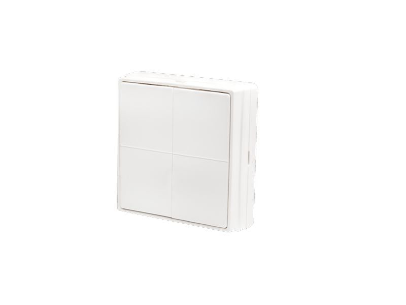 Shelly BLU Wall switch 4 weiss, stand alone