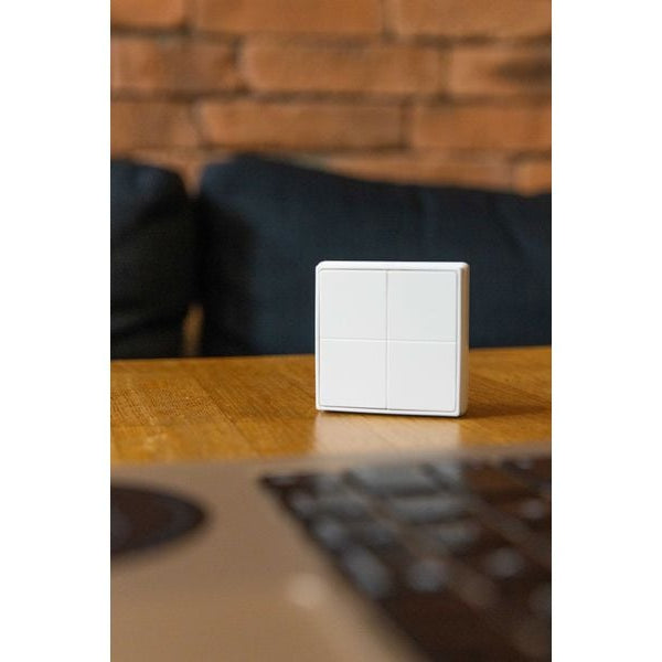 Shelly BLU Wall switch 4 weiss, stand alone