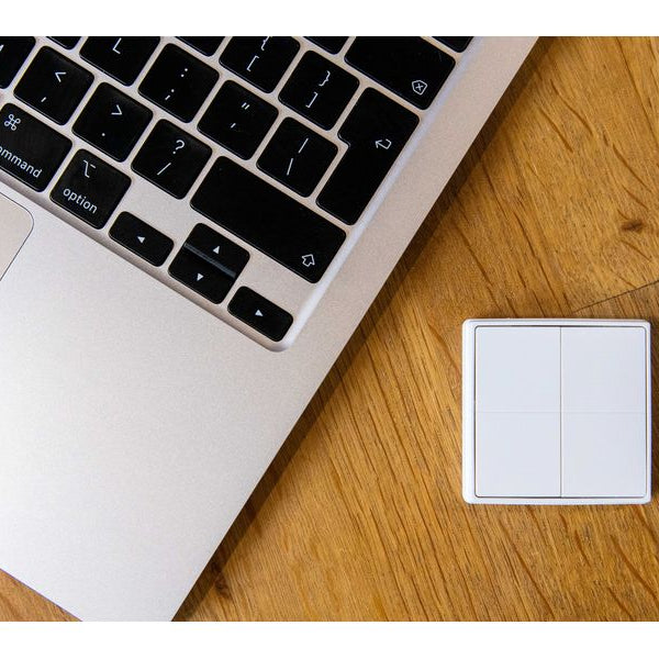 Shelly BLU Wall switch 4 weiss, stand alone