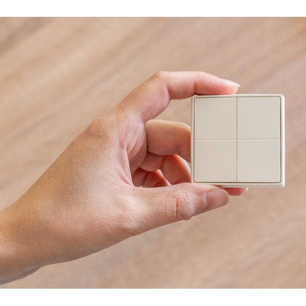 Shelly BLU Wall switch 4 weiss, stand alone