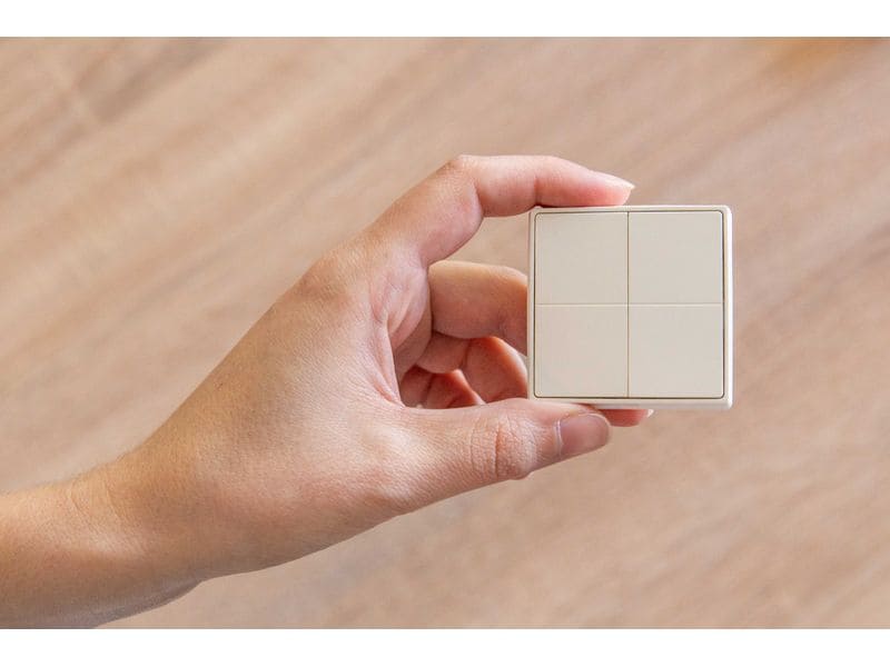 Shelly BLU Wall switch 4 weiss, stand alone