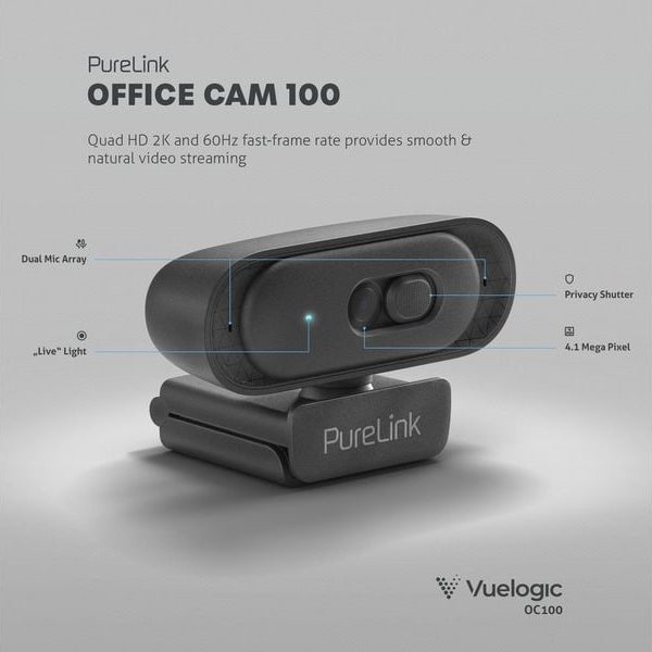 PureLink Webcam Vuelogic 2K Quad HD
