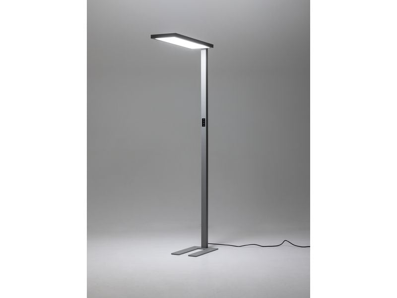office focus Bürostehleuchte HCL LED 100 W, Grau