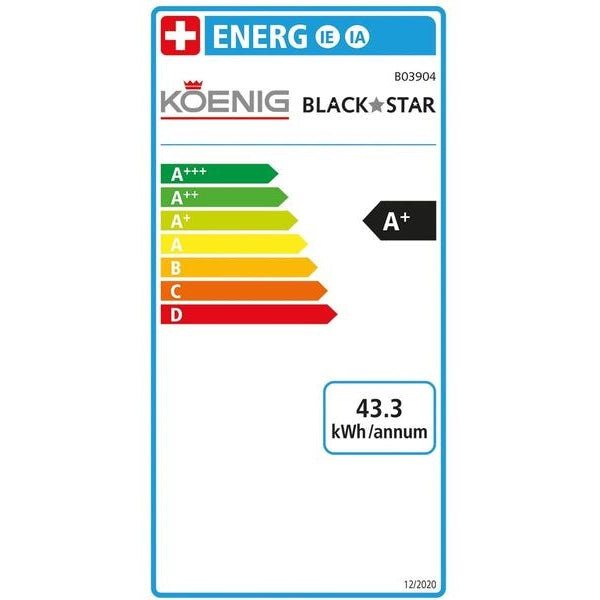 Koenig Kaffeevollautomat Black Star Schwarz