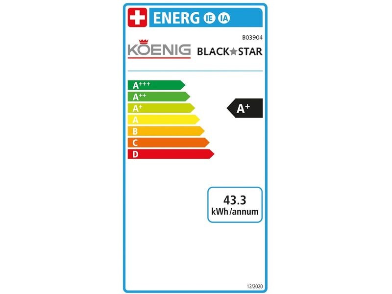 Koenig Kaffeevollautomat Black Star Schwarz