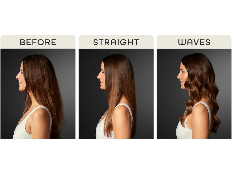 Trisa Haarglätter Steam Style Pro Weiss