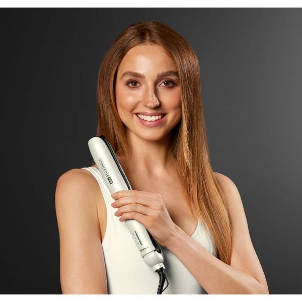 Trisa Haarglätter Steam Style Pro Weiss