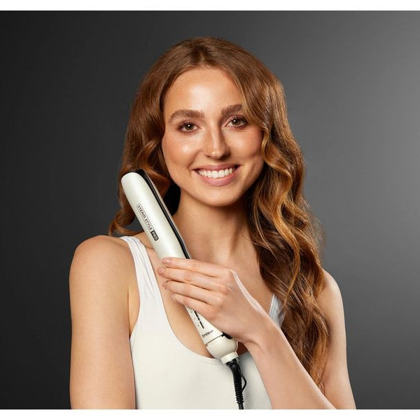 Trisa Haarglätter Steam Style Pro Weiss