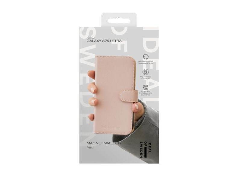 Ideal of Sweden Book Cover Galaxy S25 Ultra Pink