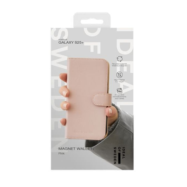 Ideal of Sweden Book Cover Galaxy S25+ Pink