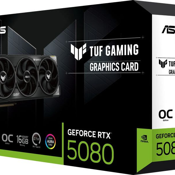 ASUS Grafikkarte TUF RTX 5080 OC Edition 16GB – Gaming