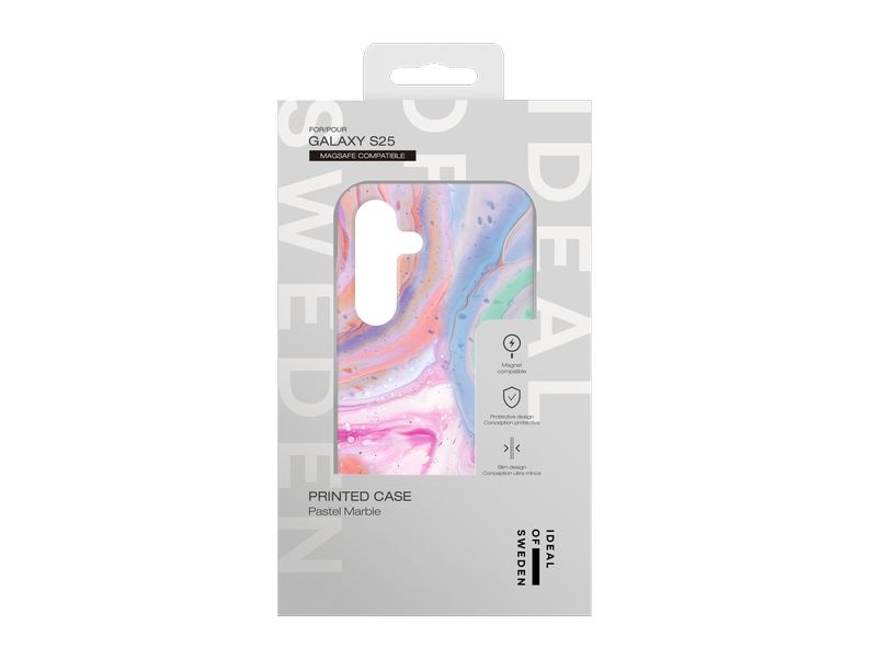 Ideal of Sweden Back Cover Hard Galaxy S25 Pastel Marble