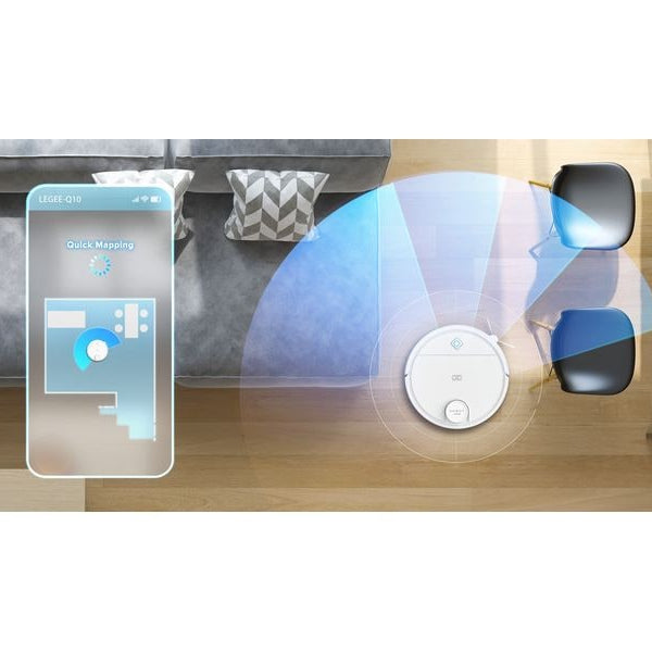 Hobot Saug- und Wischroboter Legee Q10 Weiss