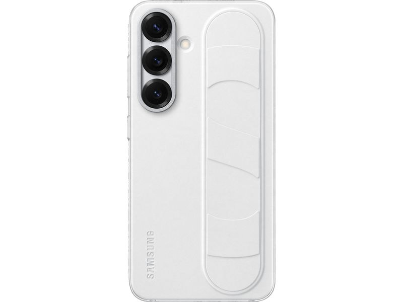 Samsung Back Cover Standing Grip Galaxy S25+ Weiss