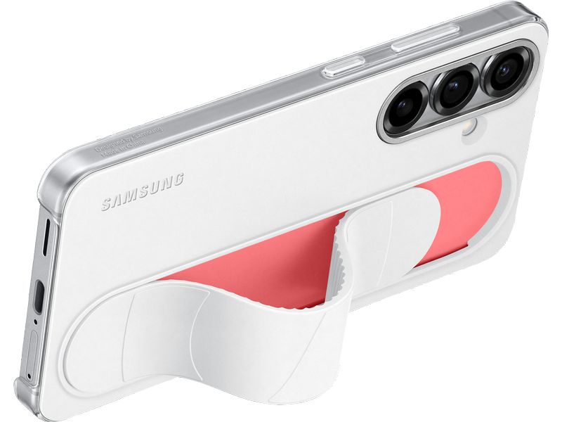 Samsung Back Cover Standing Grip Galaxy S25+ Weiss