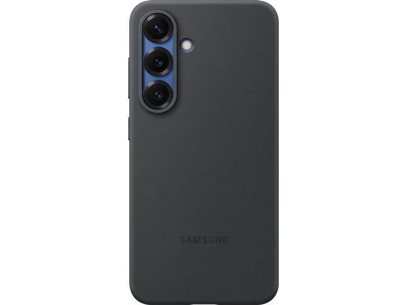 Samsung Back Cover Silicone Galaxy S25 Schwarz