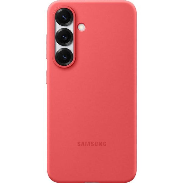 Samsung Back Cover Silicone Galaxy S25 Rot