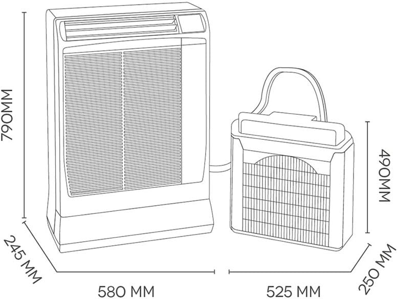 Kibernetik Klimagerät ECO 13 180 m³