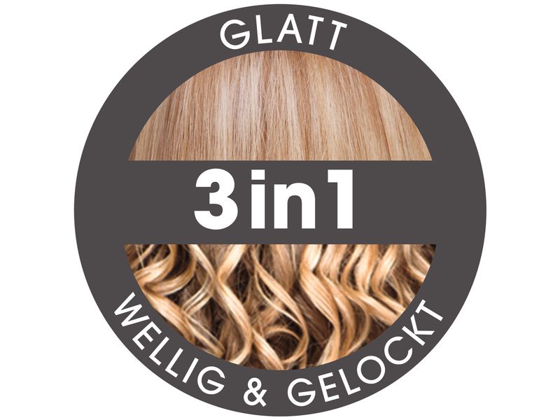 VITALmaxx Haarglätter Schwarz