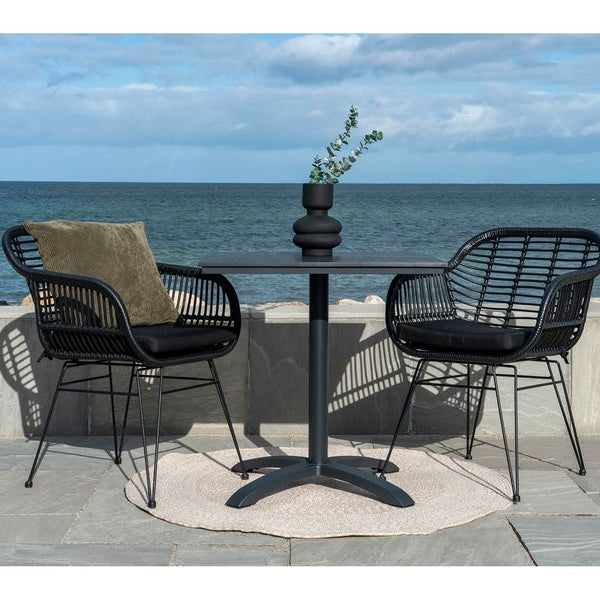 House Nordic Gartentisch Schwarz/Grau