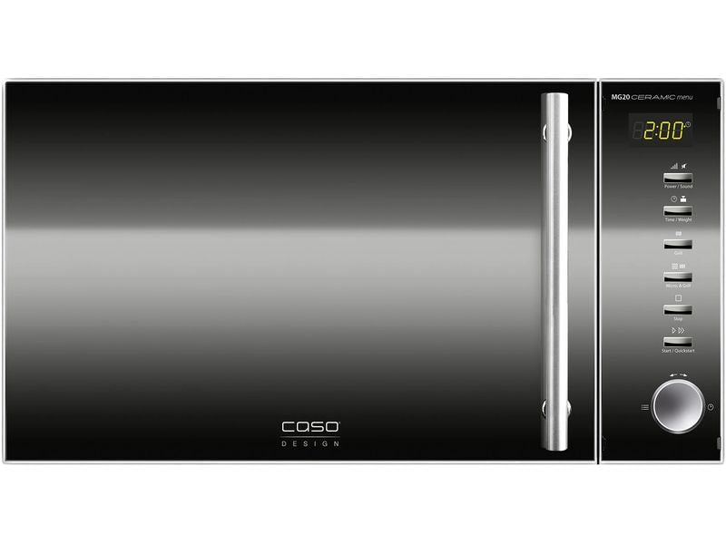 Caso Mikrowelle MG20 Ceramic Menu Schwarz