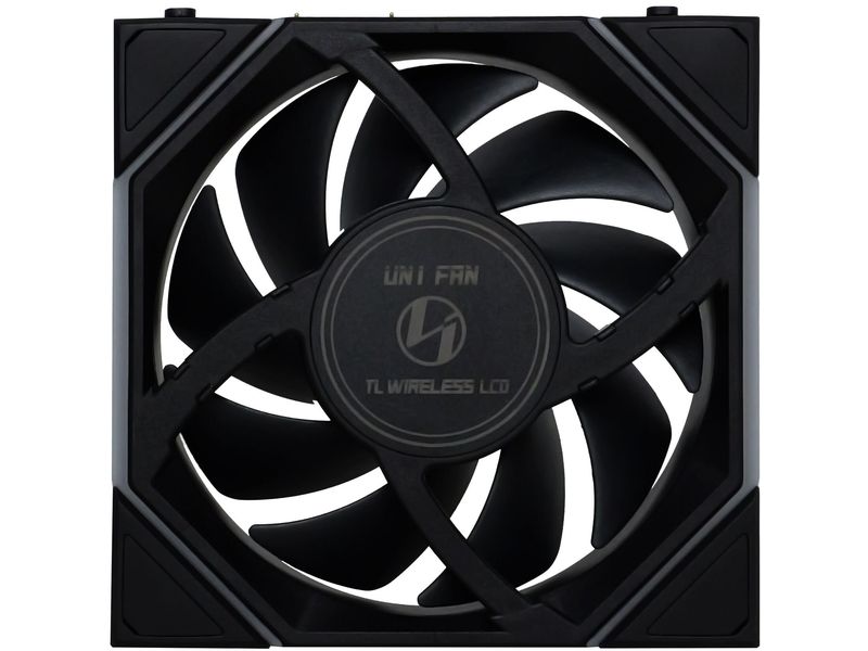 Lian Li PC-Lüfter Uni Fan TL LCD 3 er-Pack inkl. Controller, Schwarz